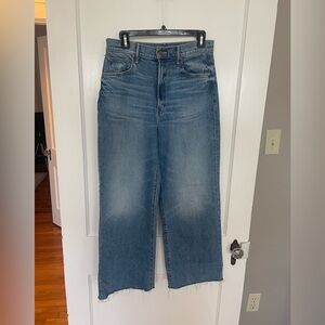 MOTHER Maven Ankle Fray Jeans